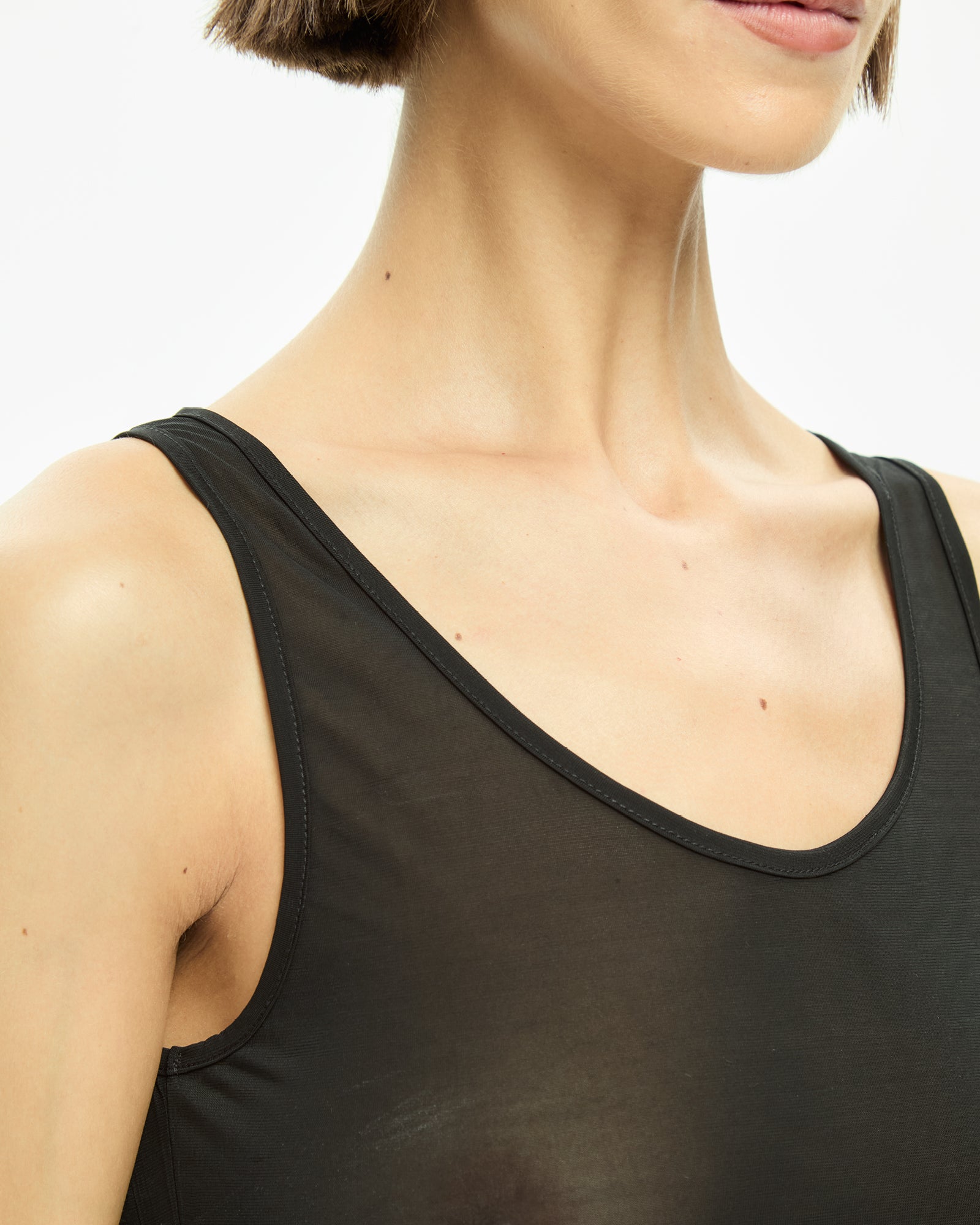 _MALLONI Top in jersey NERO