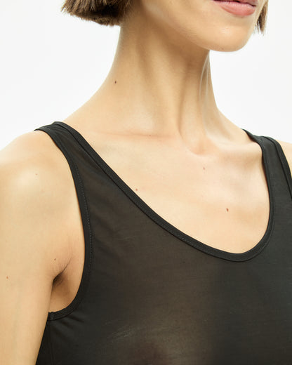 _MALLONI Top in jersey NERO