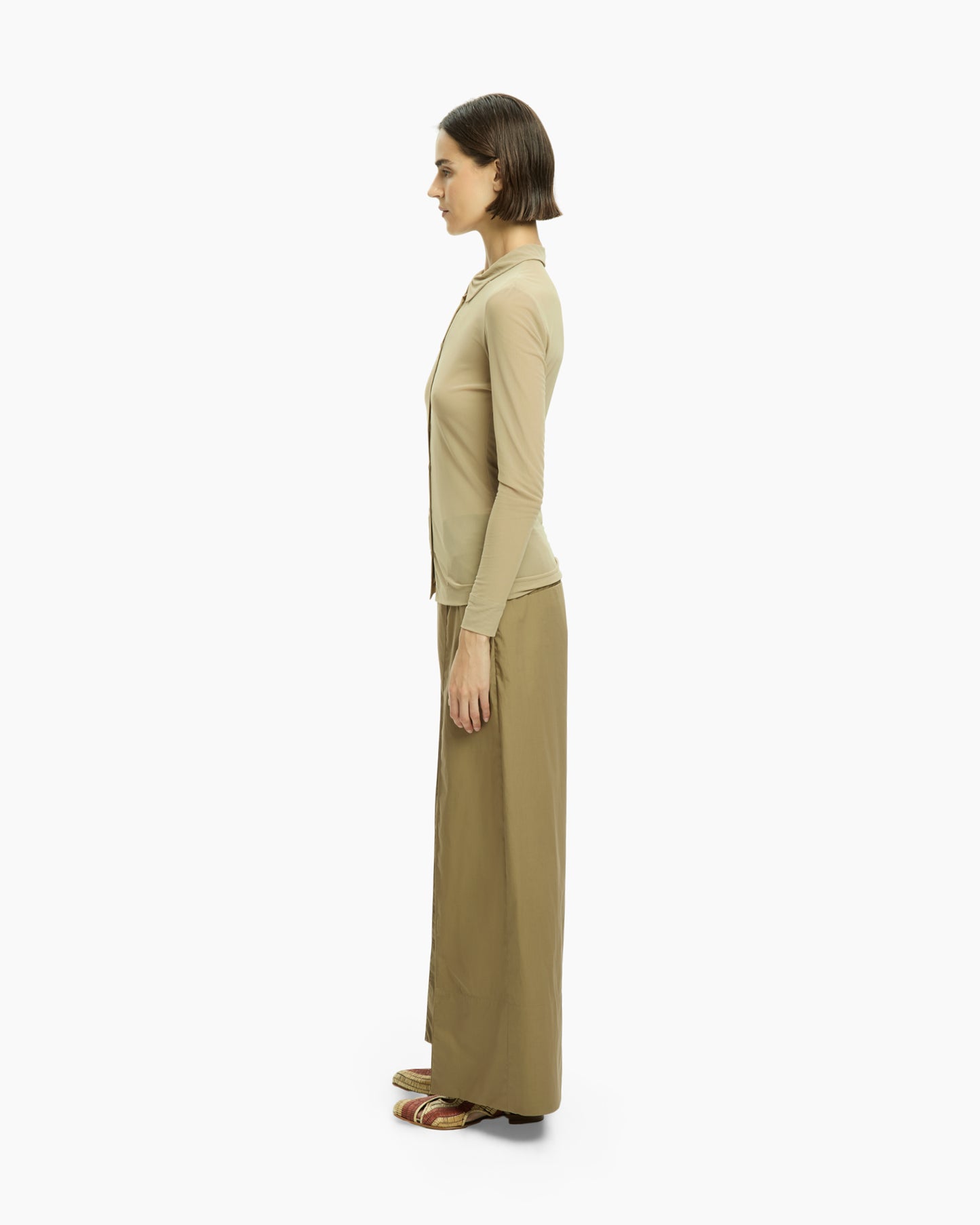 _MALLONI Camicia in jersey BEIGE