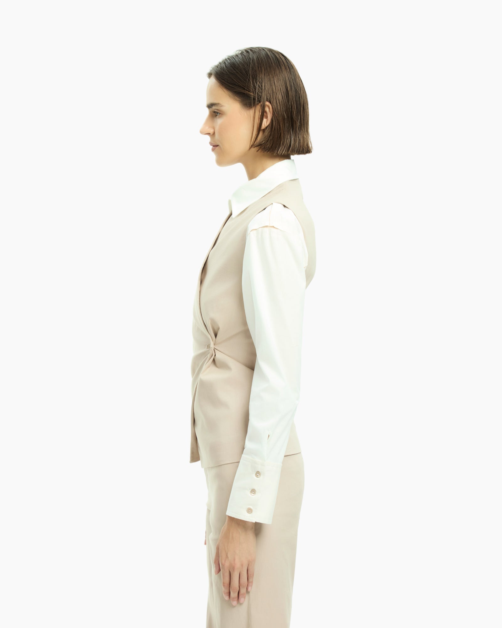 _MALLONI Gilet asimmetrico CIPRIA