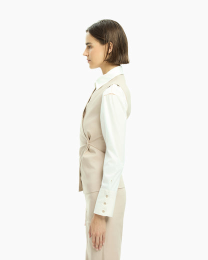 _MALLONI Gilet asimmetrico CIPRIA