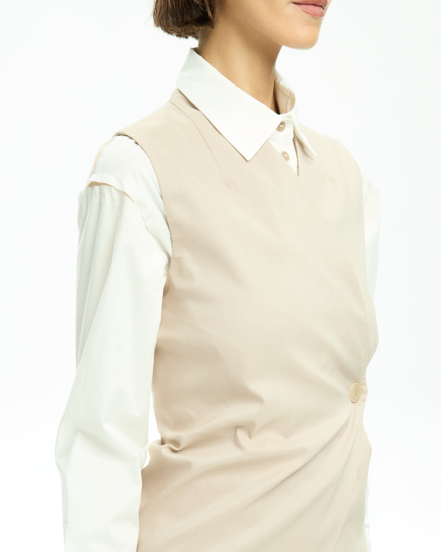 _MALLONI Gilet asimmetrico CIPRIA