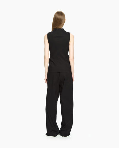 _MALLONI Gilet asimmetrico NERO