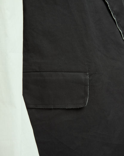 _MALLONI Gilet lungo NERO