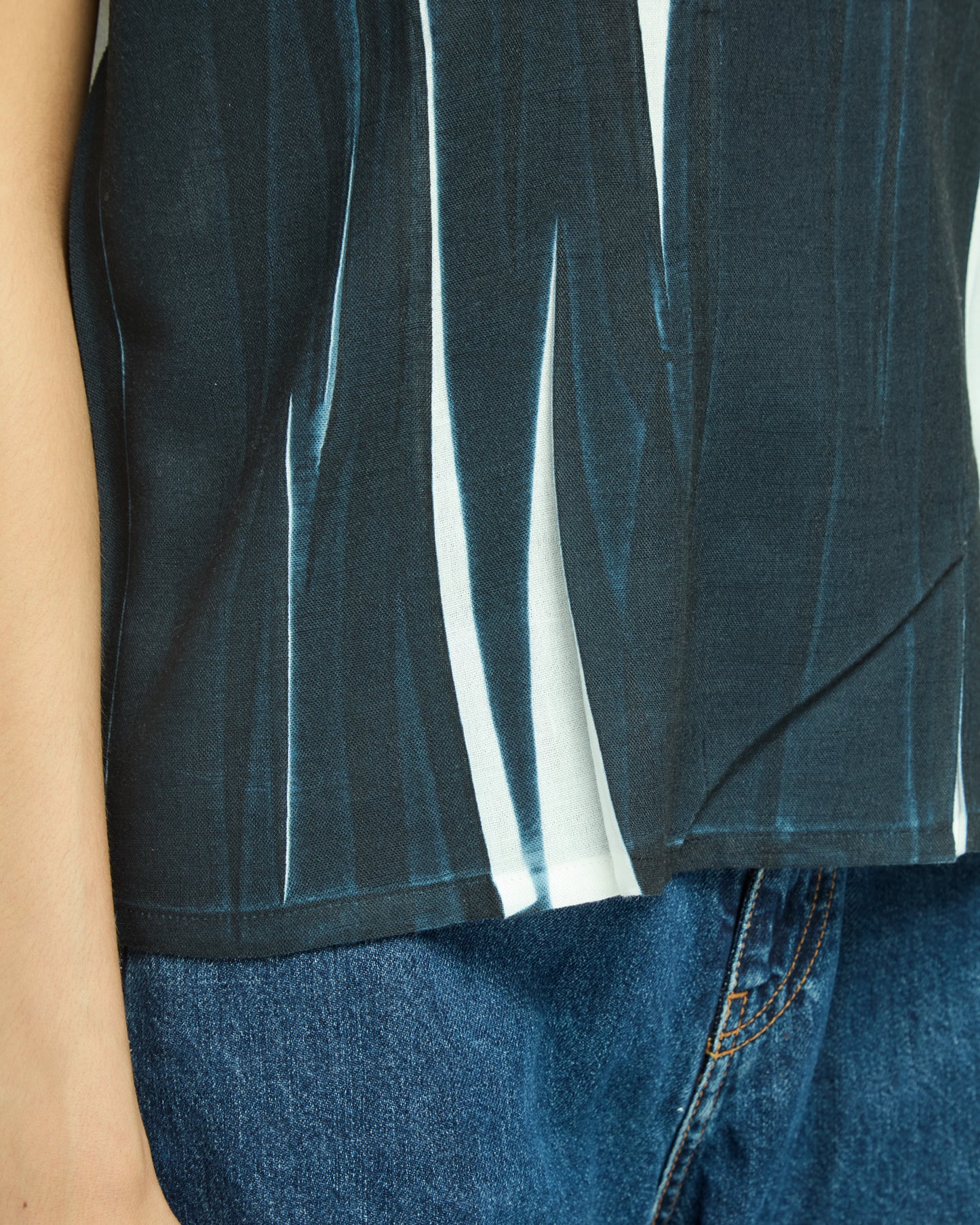 _MALLONI Top smanicato NERO