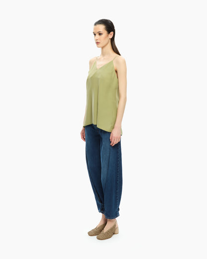 _MALLONI Top con scollo a V VERDE