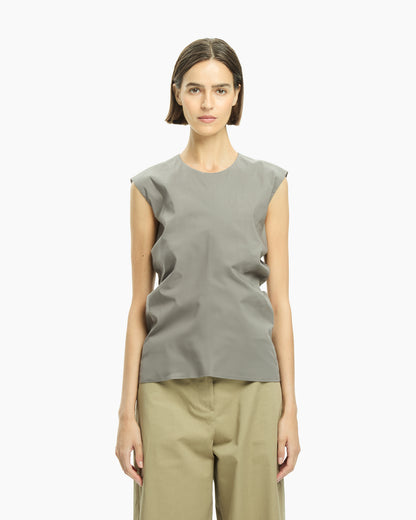 _MALLONI Top smanicato NERO
