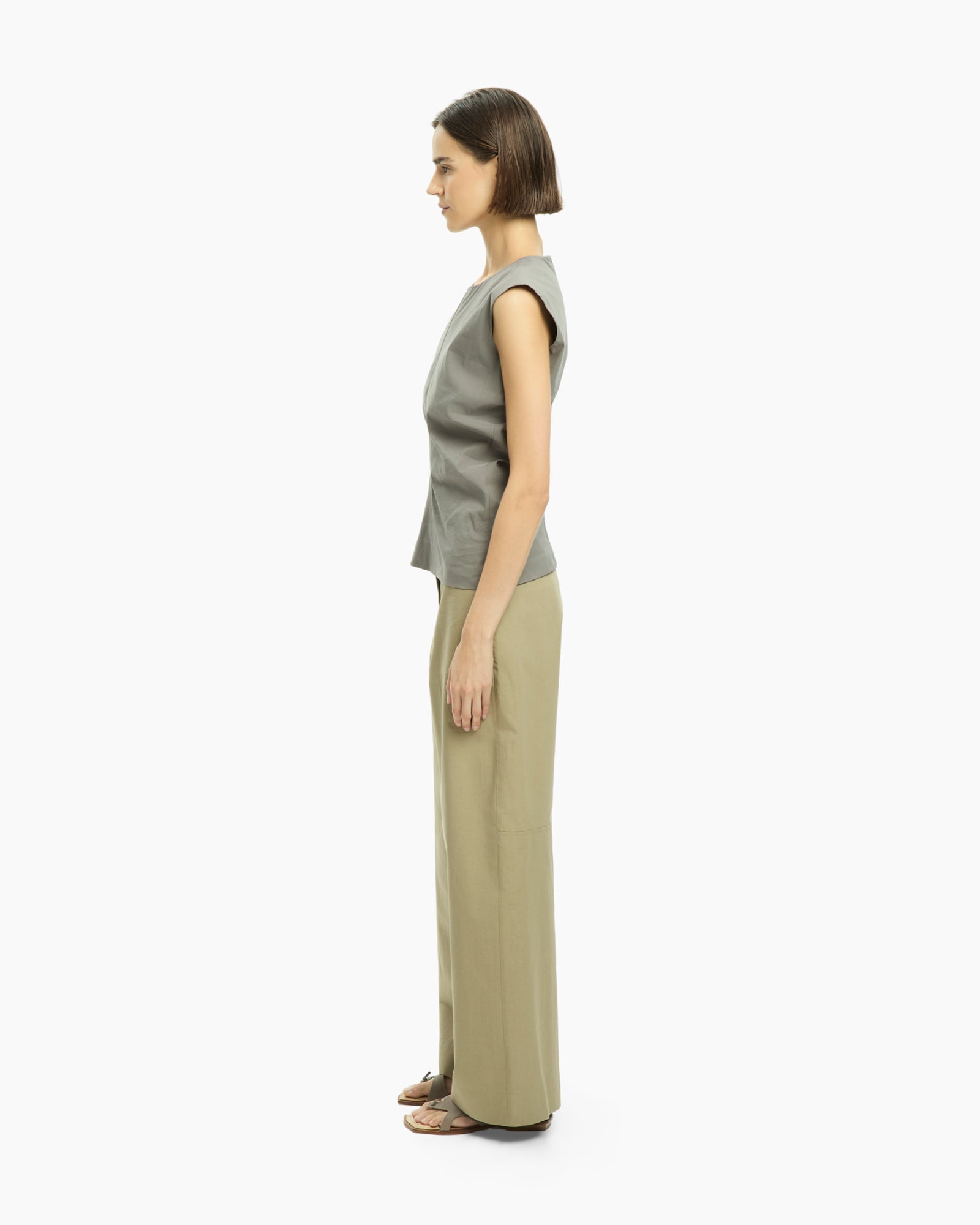 _MALLONI Top smanicato NERO