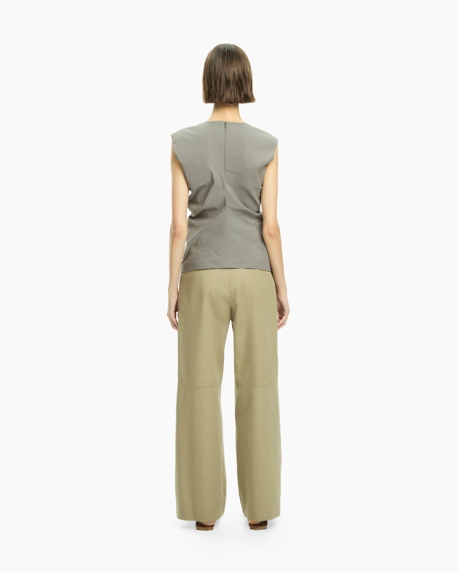 _MALLONI Top smanicato NERO