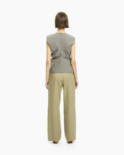 _MALLONI Top smanicato NERO