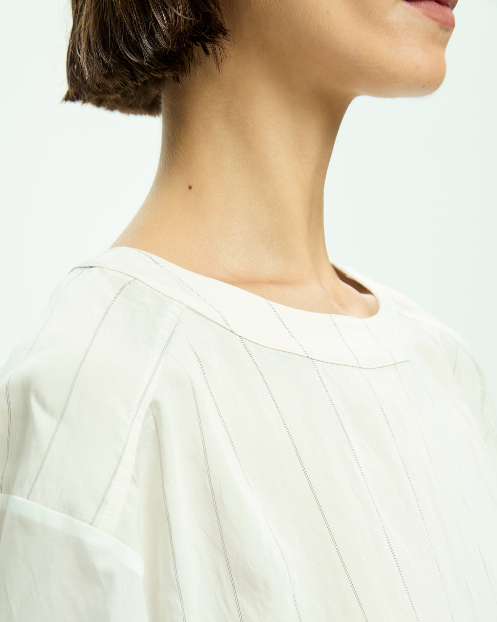 _MALLONI Top con manica lunga BIANCO