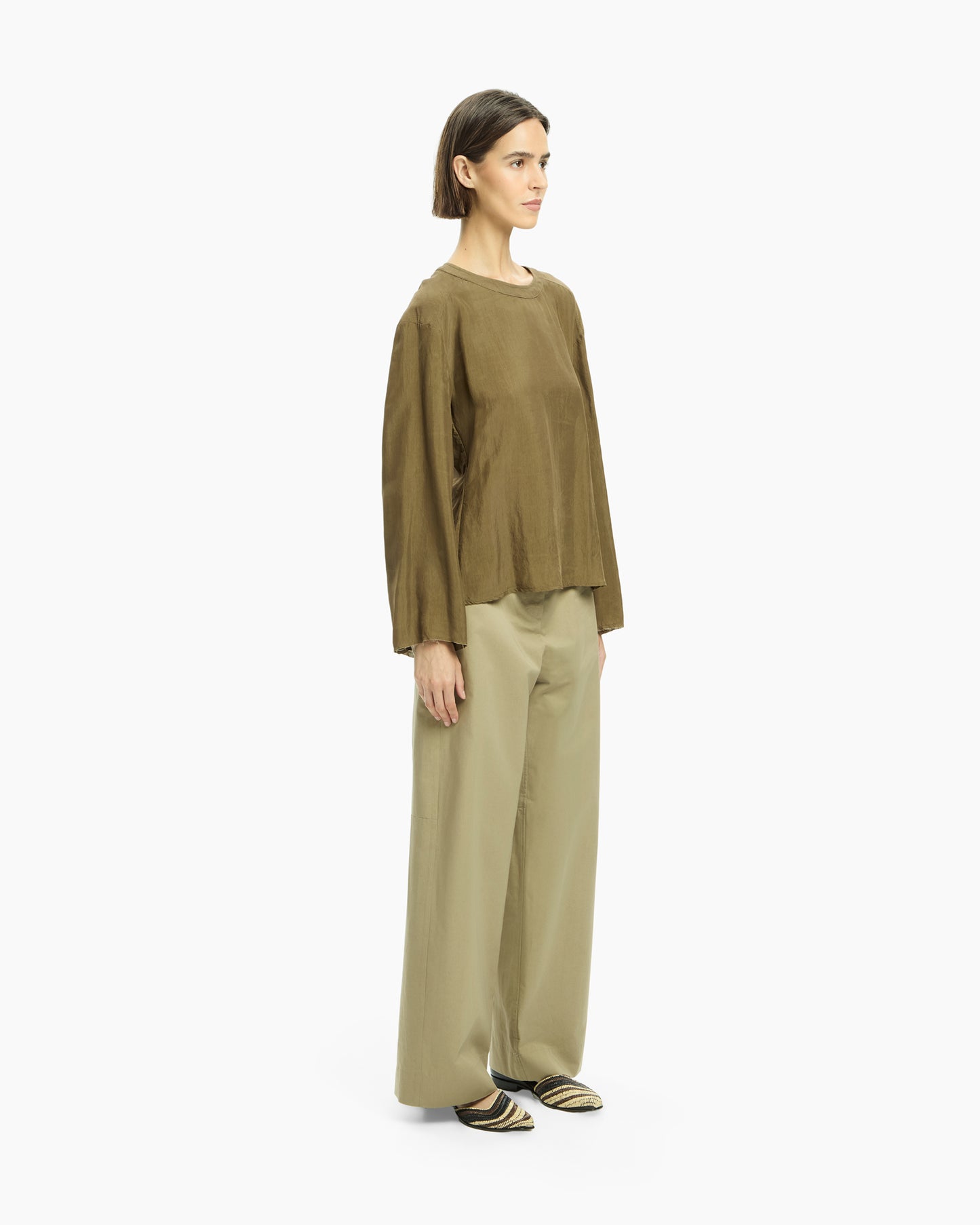 _MALLONI Top con manica lunga MARRONE