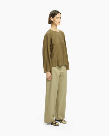 _MALLONI Top con manica lunga MARRONE