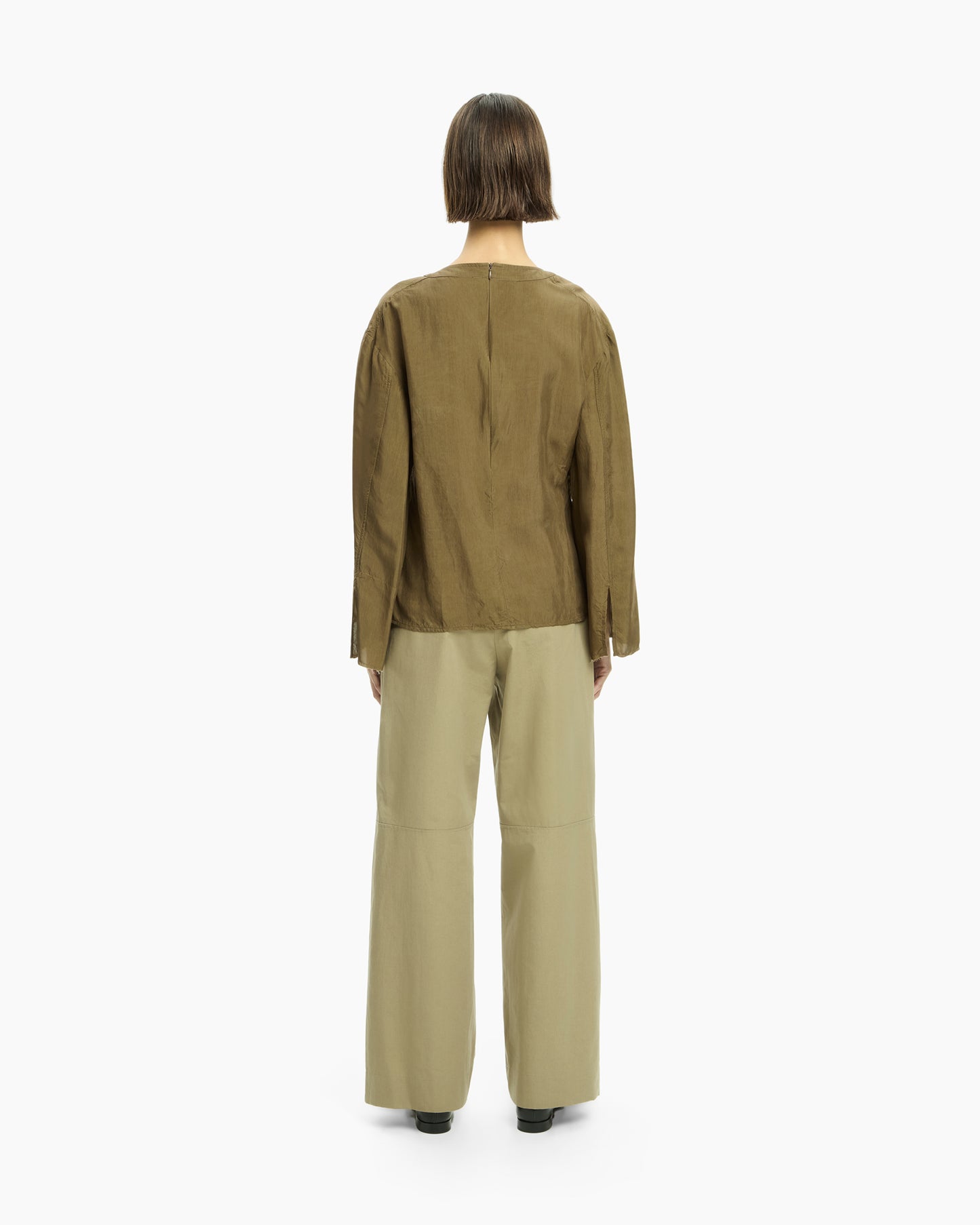 _MALLONI Top con manica lunga MARRONE