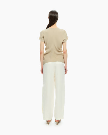 _MALLONI Top con maniche corte BEIGE