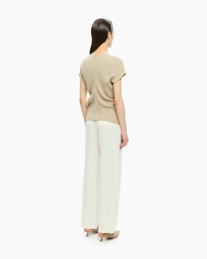 _MALLONI Top con maniche corte BEIGE