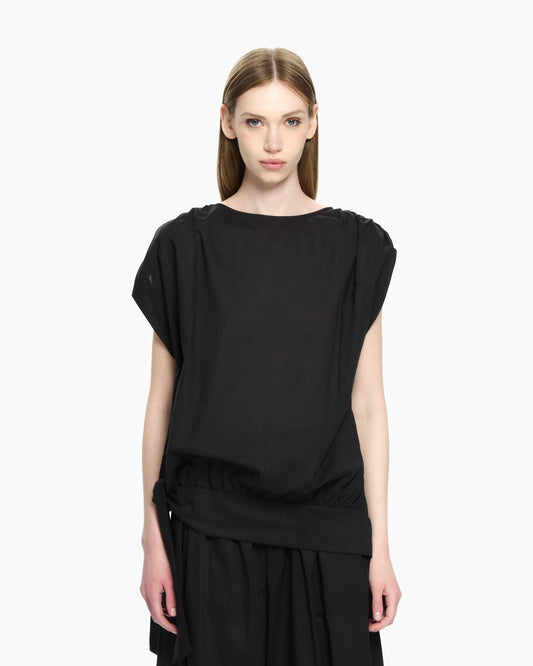 _MALLONI Top senza maniche NERO