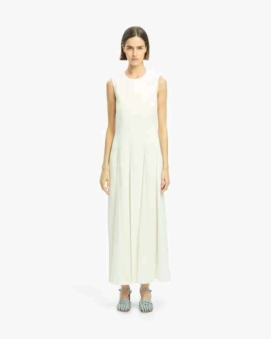 _MALLONI Abito lungo senza maniche BIANCO