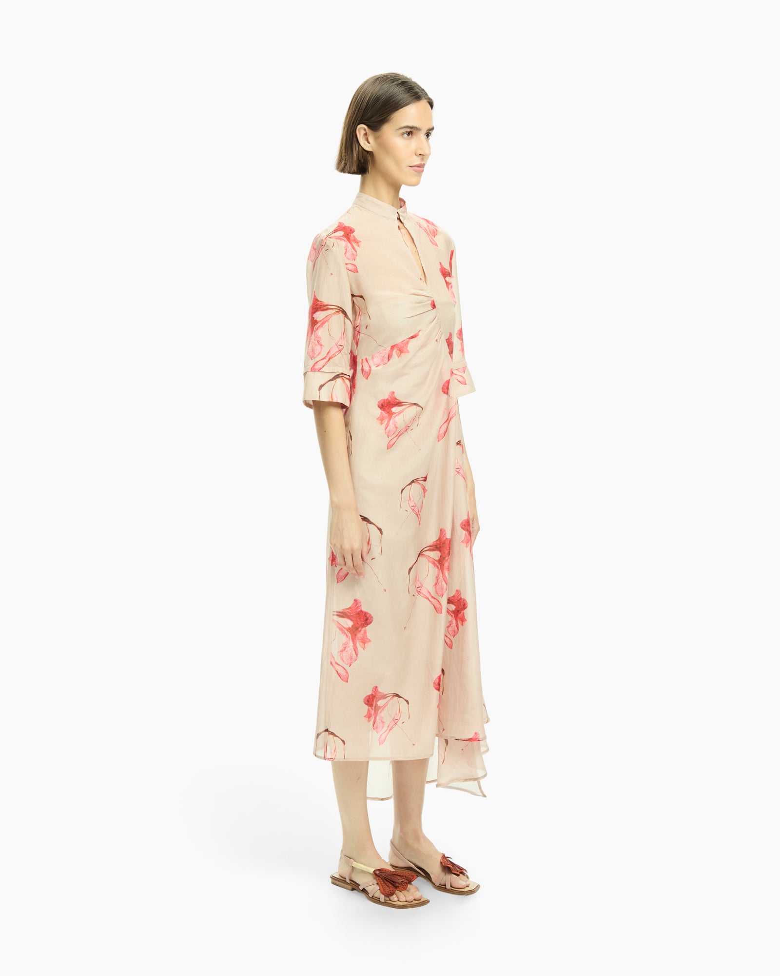 _MALLONI Abito midi ROSSO