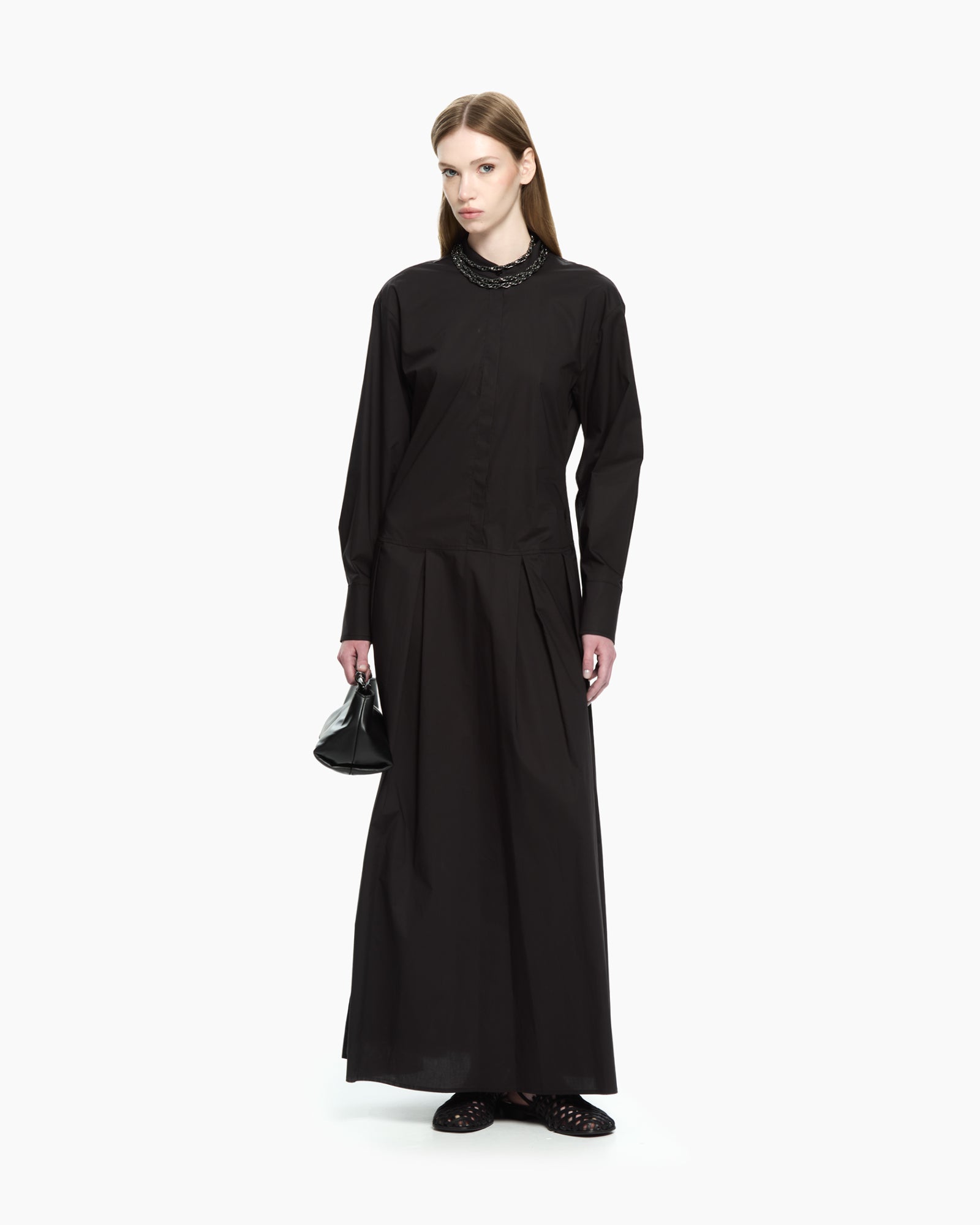 _MALLONI Abito lungo NERO