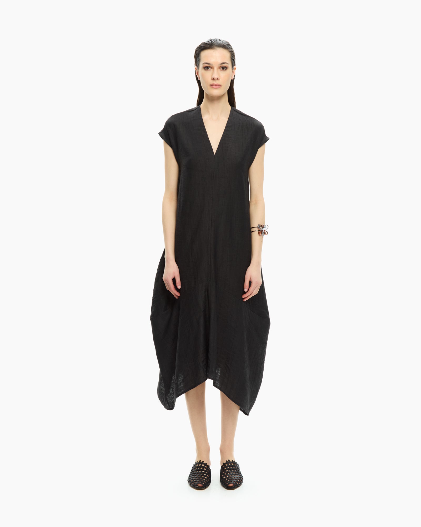 _MALLONI Abito midi NERO