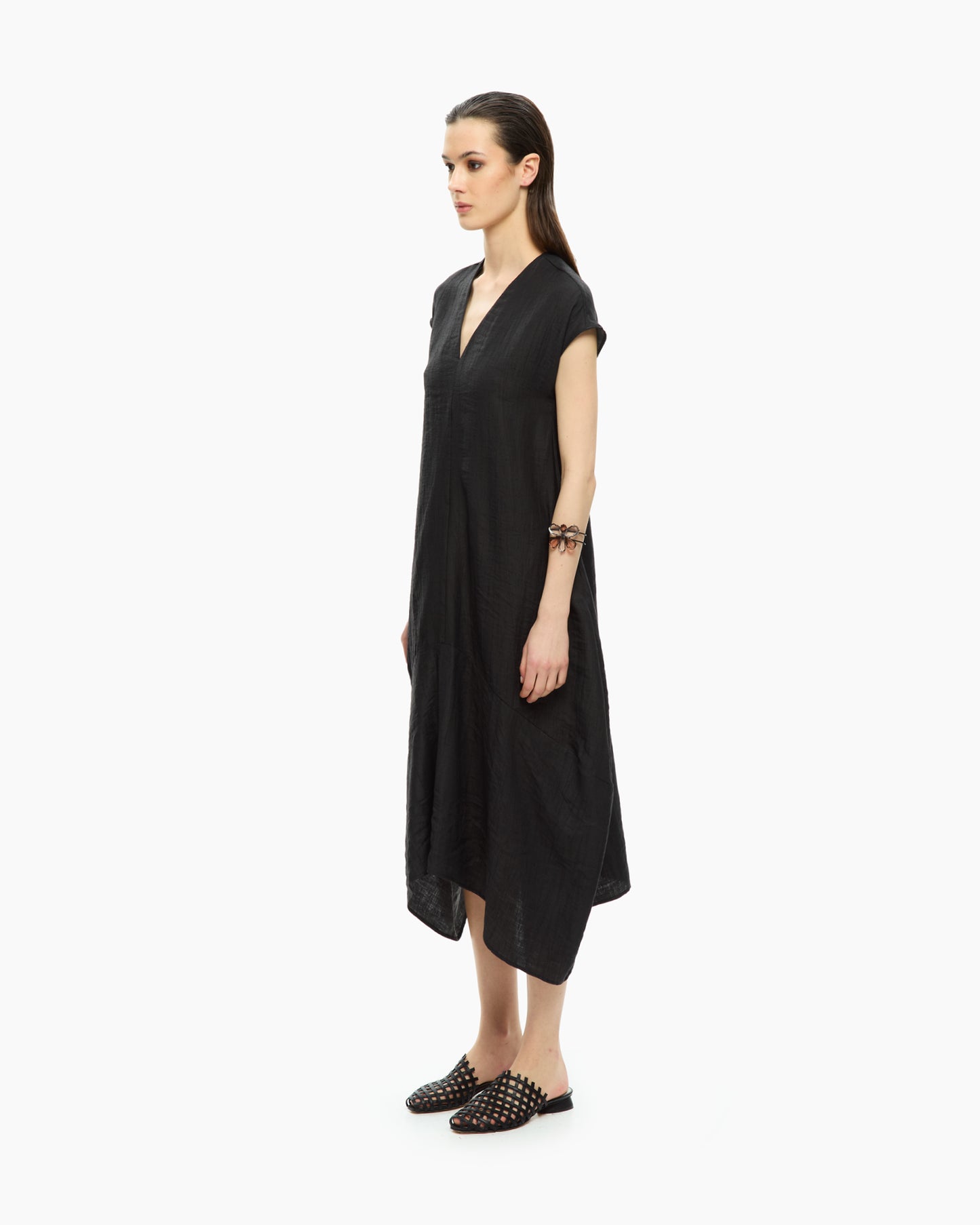 _MALLONI Abito midi NERO