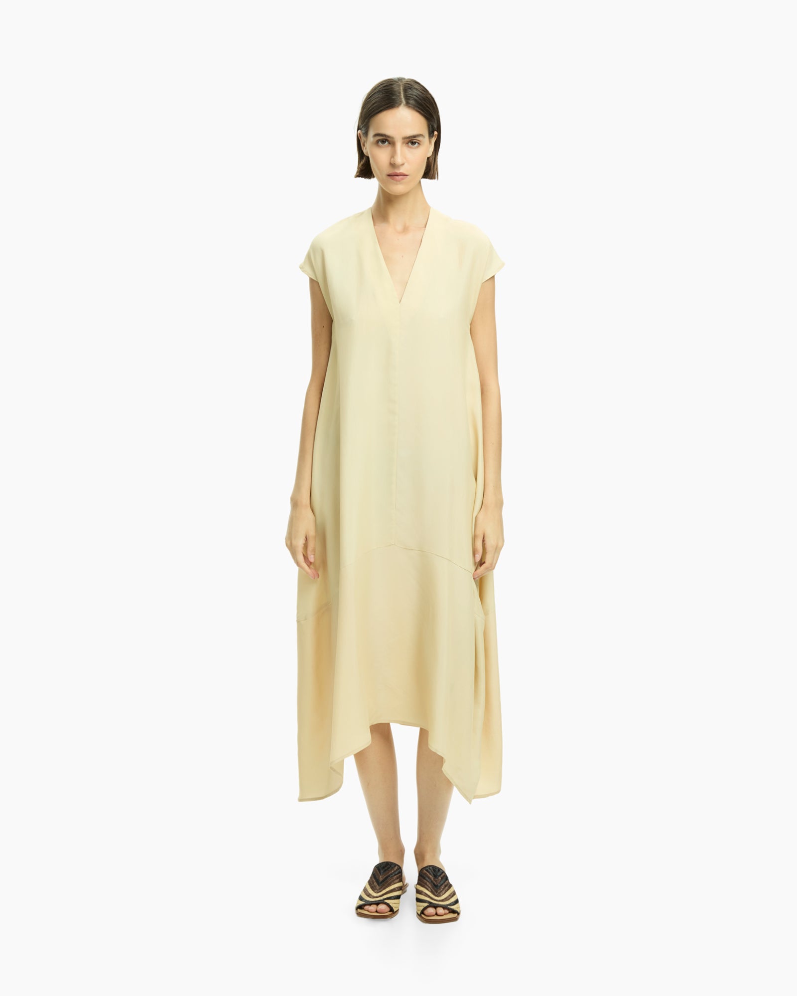 _MALLONI Abito midi con scollo a V CIPRIA