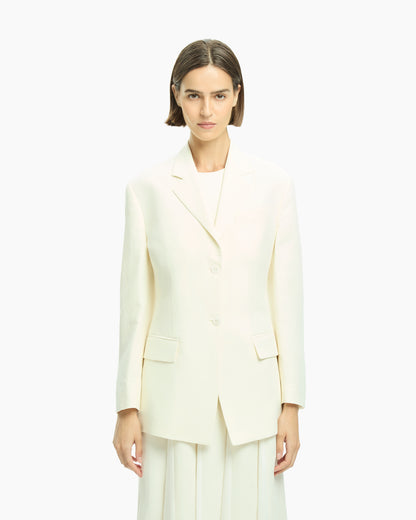 _MALLONI Blazer con rever classico BIANCO