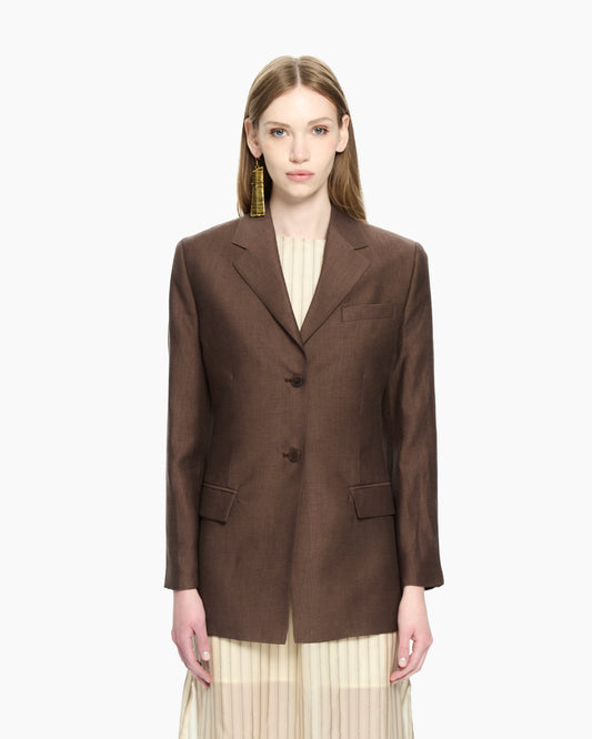 _MALLONI Blazer sartoriale MARRONE