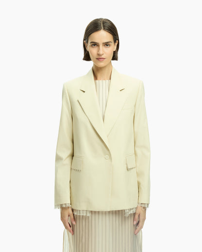 _MALLONI Giacca con revers GIALLO