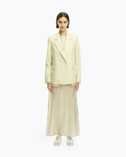 _MALLONI Giacca con revers GIALLO