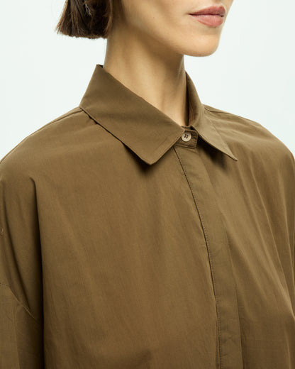 _MALLONI Camicia lunga MARRONE