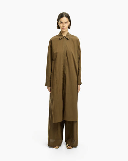 _MALLONI Camicia lunga MARRONE