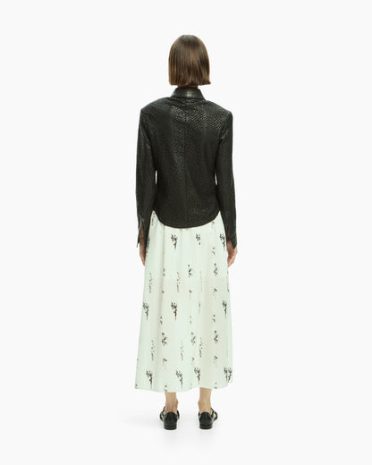 _MALLONI Camicia in pelle NERO