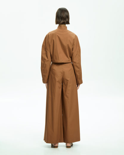 _MALLONI Pantalone lungo in popeline BEIGE