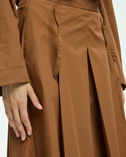 _MALLONI Pantalone lungo in popeline BEIGE