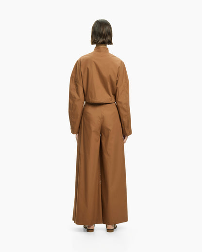 _MALLONI Pantalone lungo in popeline BEIGE