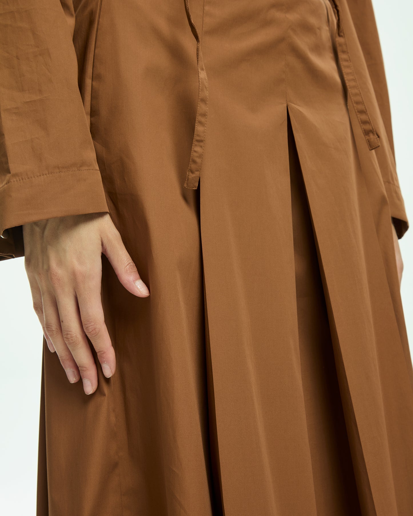 _MALLONI Pantalone lungo in popeline BEIGE