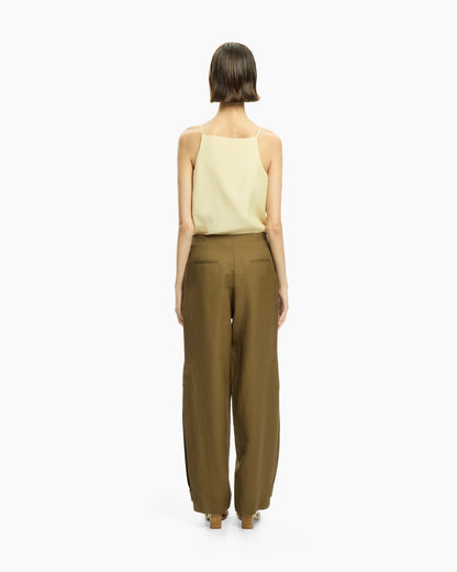 _MALLONI Pantalone morbido MARRONE