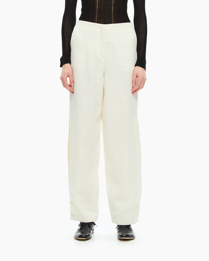 _MALLONI Pantalone morbido BIANCO