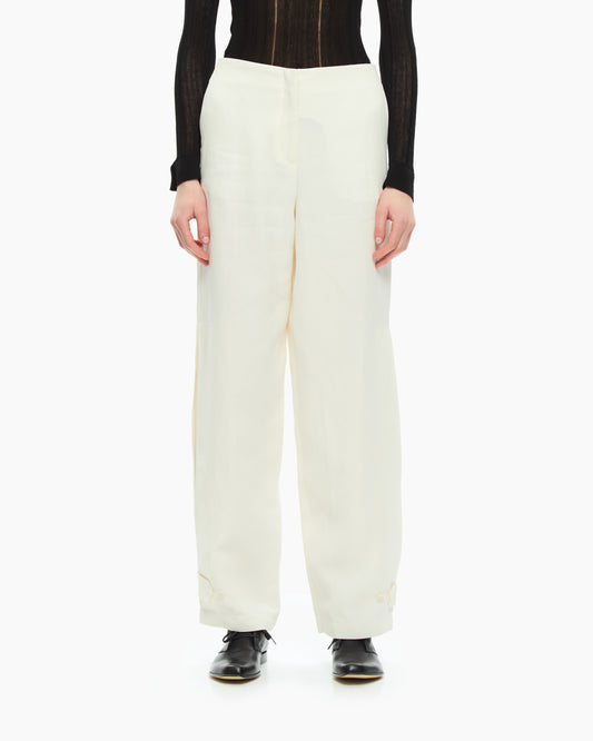 _MALLONI Pantalone morbido BIANCO