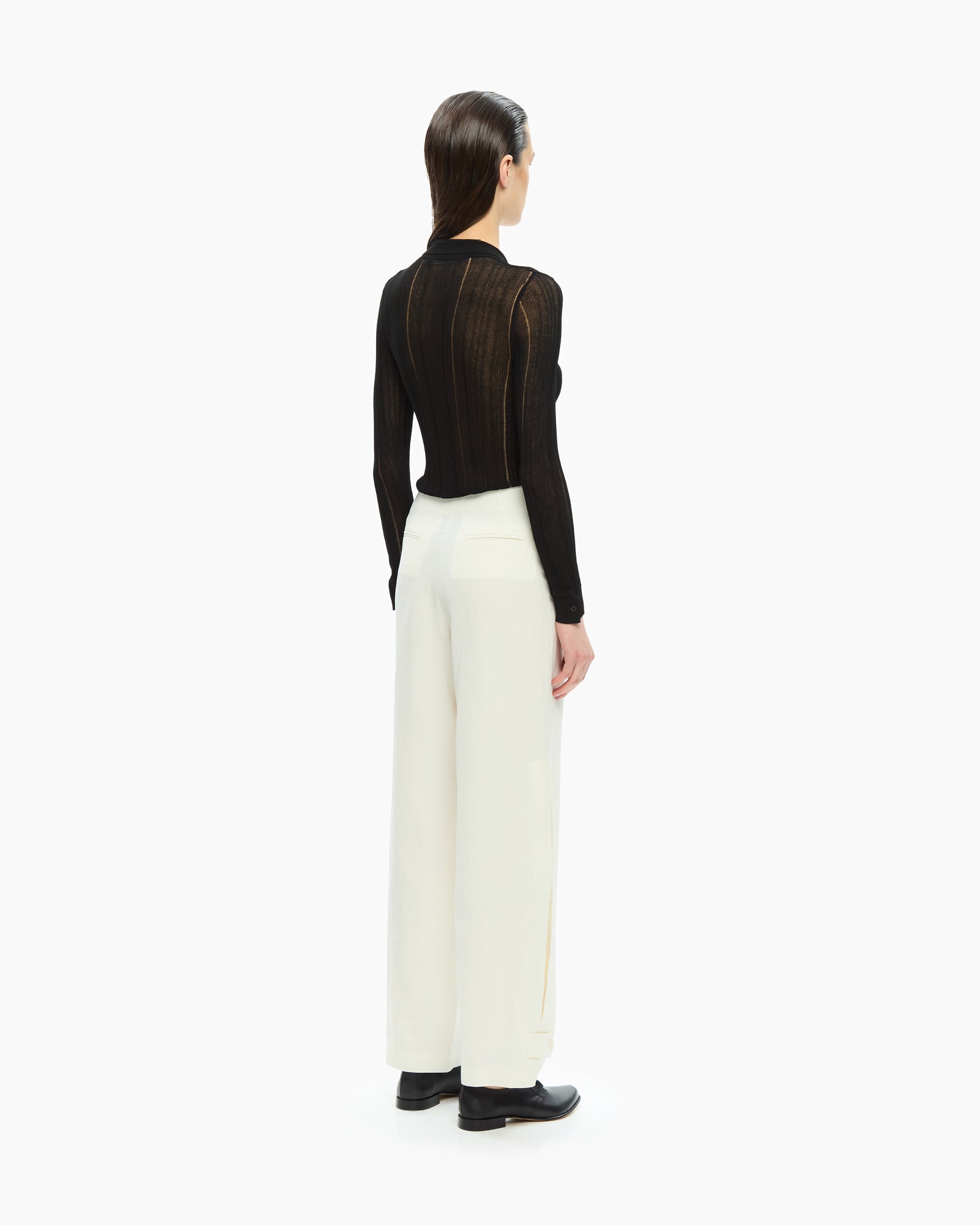 _MALLONI Pantalone morbido BIANCO