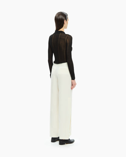 _MALLONI Pantalone morbido BIANCO