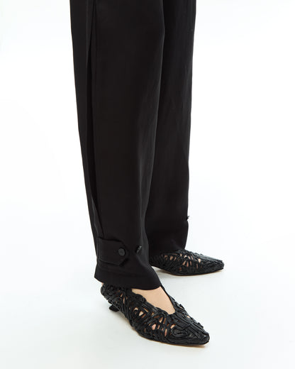 _MALLONI Pantalone morbido NERO
