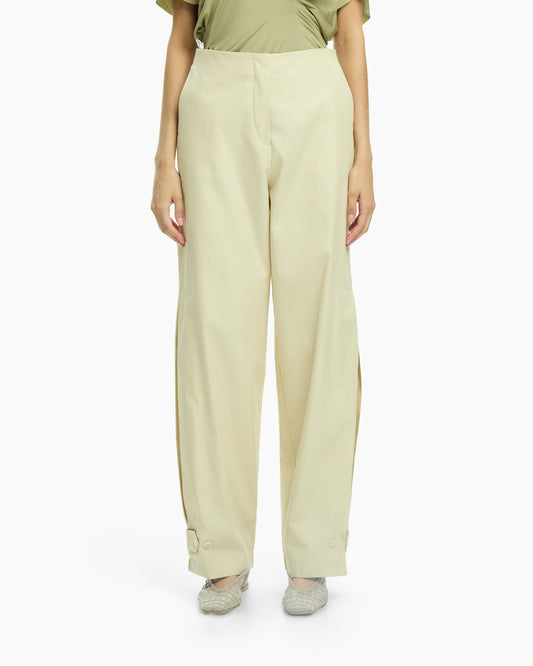 _MALLONI Pantalone a gamba morbida GIALLO