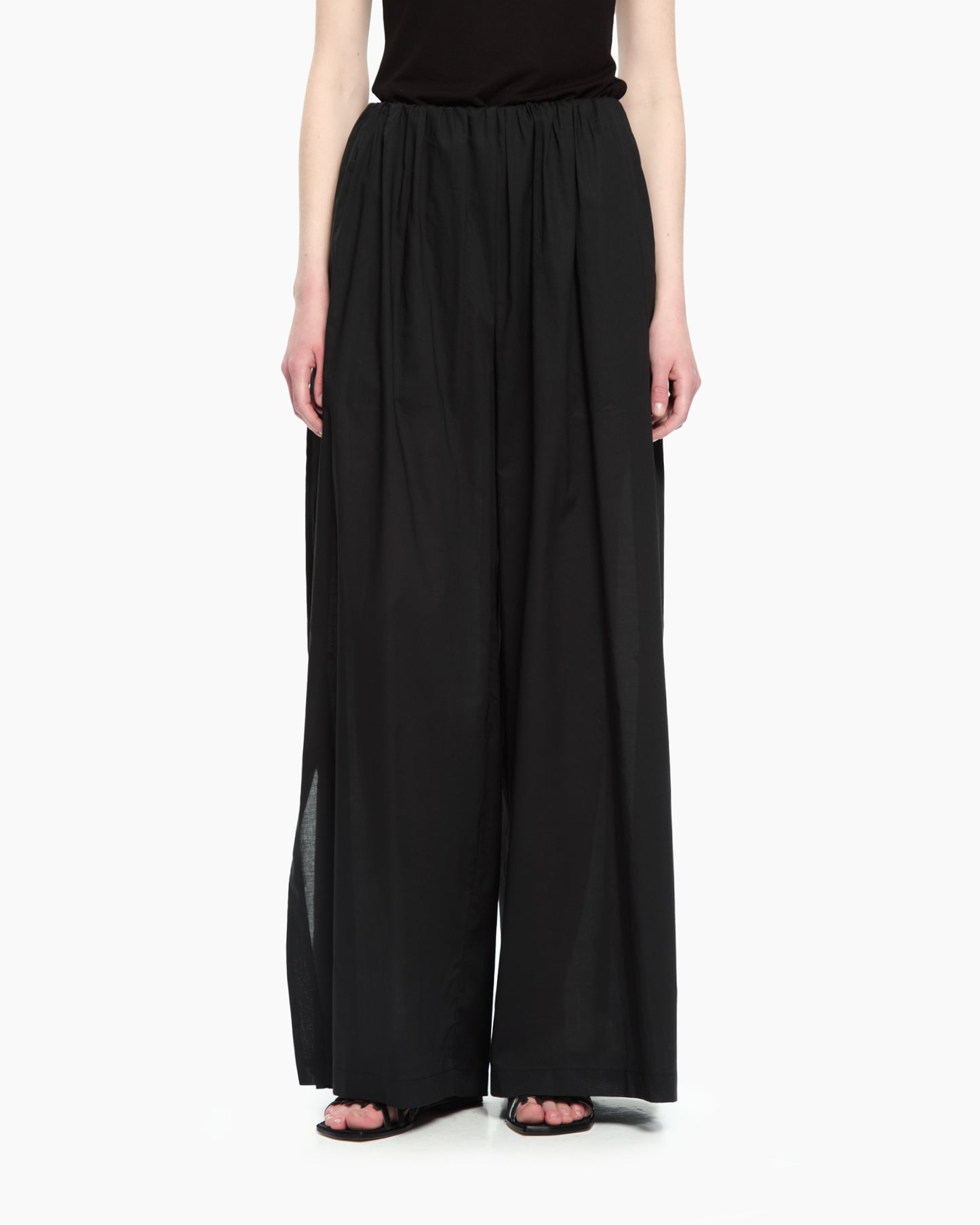 _MALLONI Pantalone con coulisse NERO