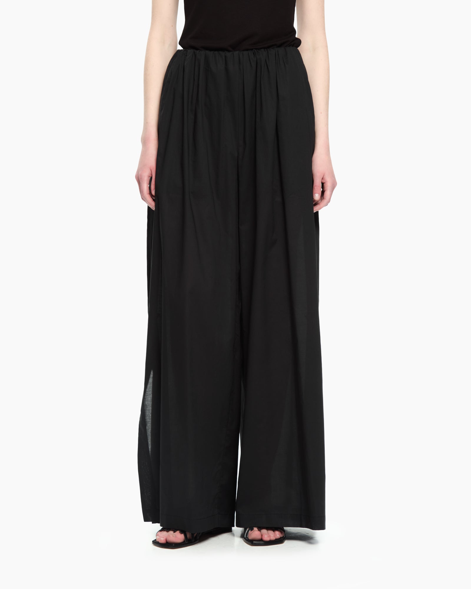 _MALLONI Pantalone con coulisse NERO