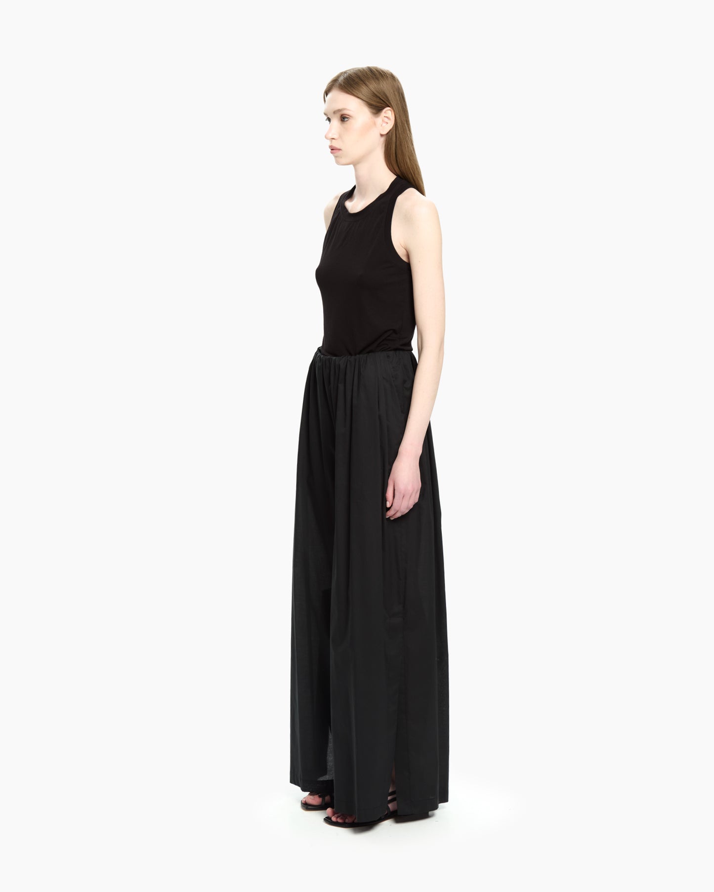 _MALLONI Pantalone con coulisse NERO