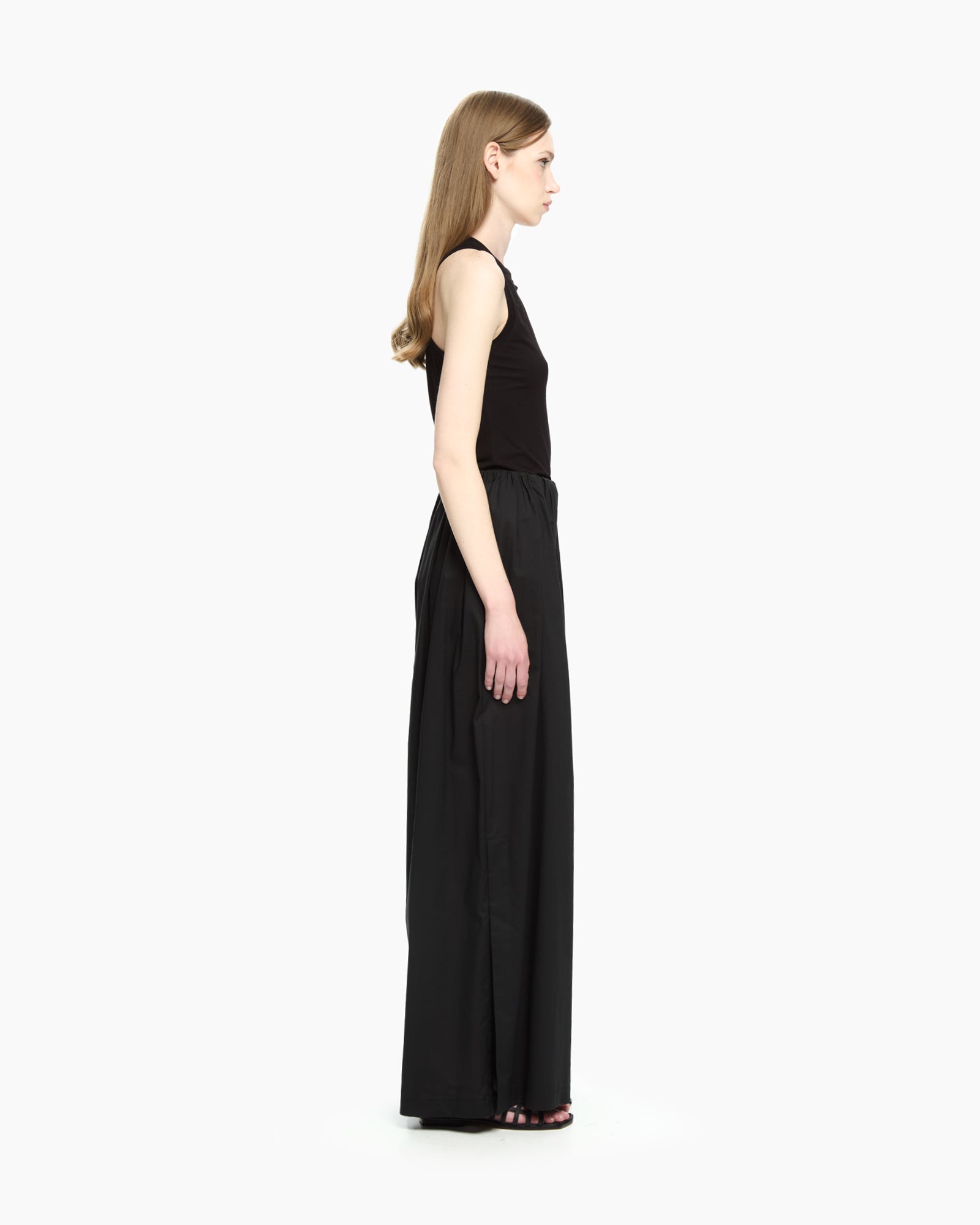 _MALLONI Pantalone con coulisse NERO