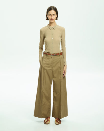 _MALLONI Pantalone con pince TORTORA